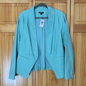 Torrid Cutaway Blazer in Harbor Grey